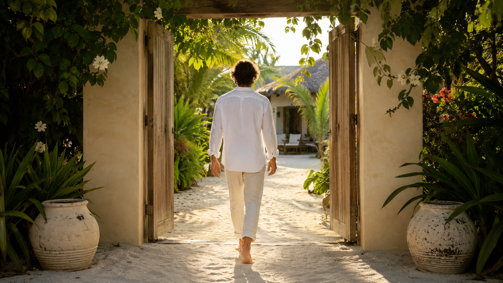 The Quiet Luxury of a Beachfront Villa After Weeks at Sea